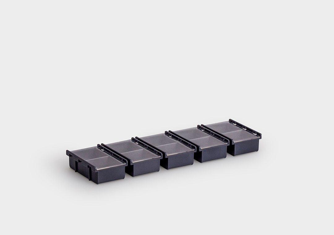 InsertSplitBox InsertSplitBox: a multiple packaging system with individual detachable units.
